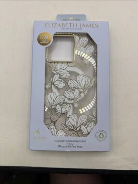 NWT Elizabeth James Case MagSafe iPhone 15 Pro Max Sunday in Soho Floral Boho